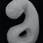 Emoción Muda V, escultura en mármol de macael de David Gómez