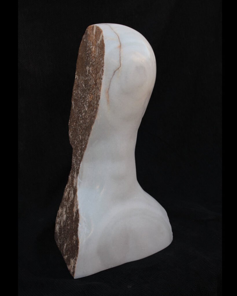 Emoción Muda Iii, escultura en mármol de macael de David Gómez (vista 5)