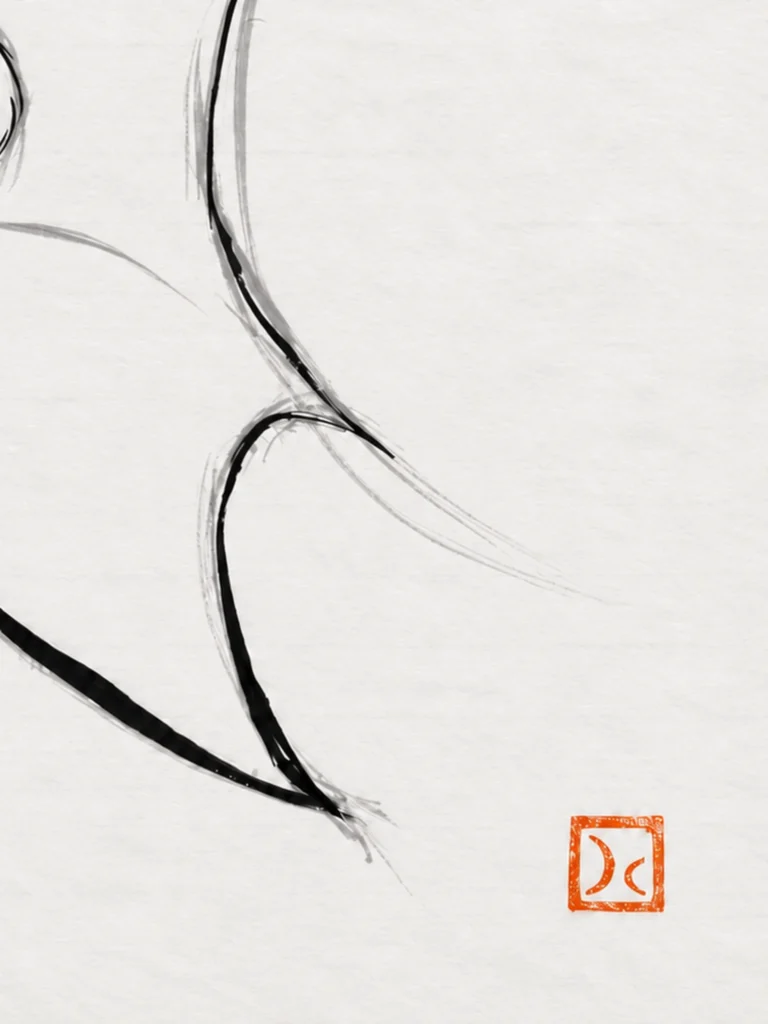 Eco 4, detalle del sello del artista